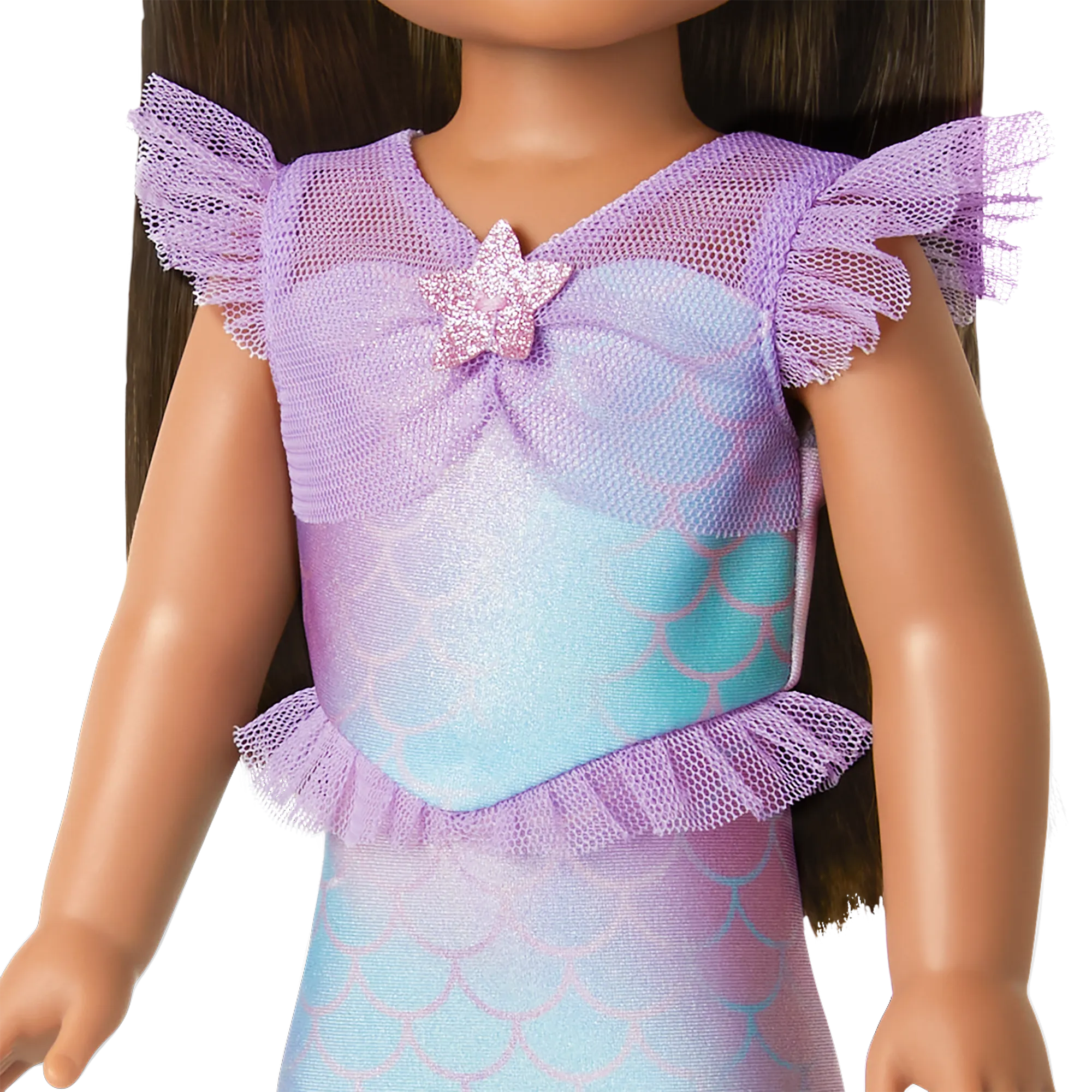 2-in-1 Sparkly Mermaid Outfit for WellieWishers™ Dolls