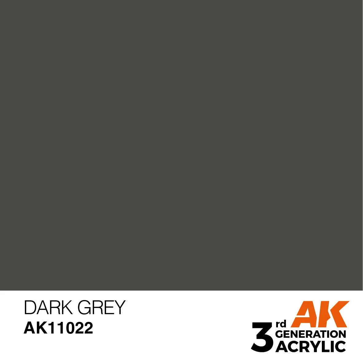 AK Interactive AK11022 3G Dark Gray Acrylic Paint 17ml