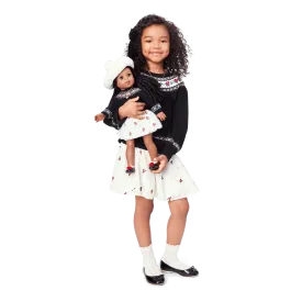 American Girl® x Janie and Jack Rose Fair Isle Sweater & Skirt Outfit for Girls & 18-inch Dolls