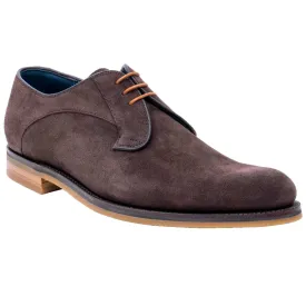 BARKER Derby Shoes - Mens - Bitta Choc Suede