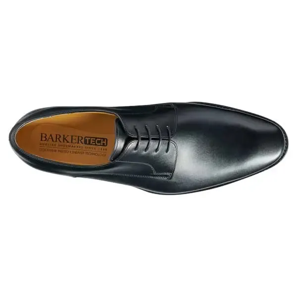 BARKER Ellon Shoes - Mens Derby Shoes - Black Calf