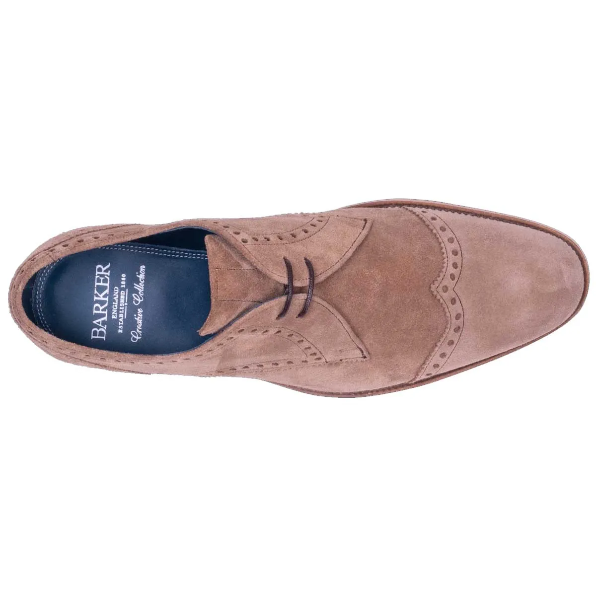 BARKER Matlock Shoes - Mens - Palude Suede