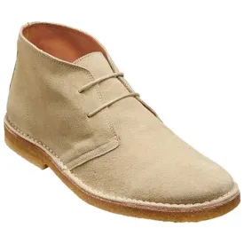 BARKER Monty Boots - Mens Derby Desert - Sand Suede