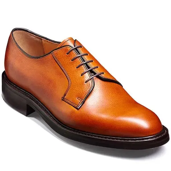 BARKER Nairn Shoes – Mens Country Derby Dainite Sole – Cedar Calf