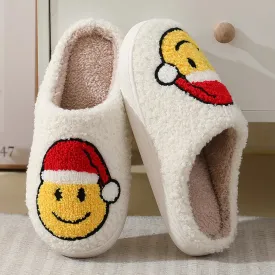 Cozy Anti-Slip Plush House Slippers with Memory Foam for Women and Men