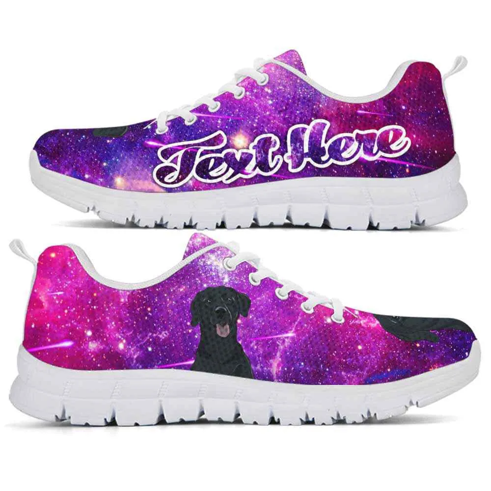 Custom Name Labrador Retriever Sneaker, Galaxy Lab Dog Lovers Sneakers Running Shoes Gift Men Women, Best Running Shoes