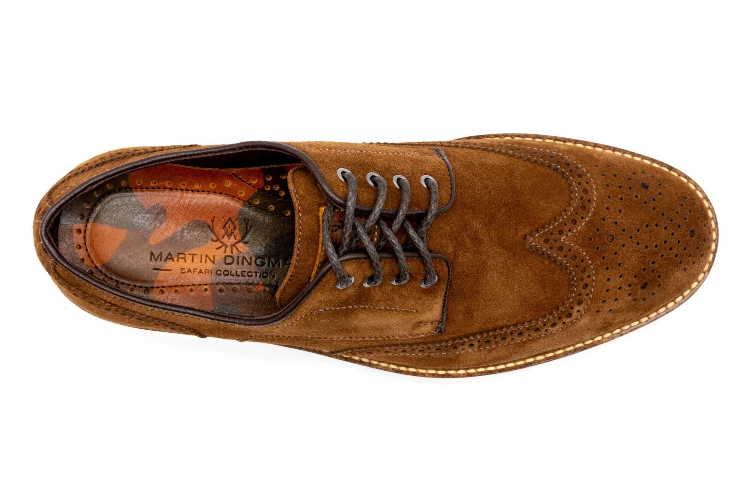 Ernest Wingtip Chukka Boots - Tobacco