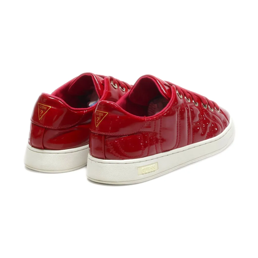 Guess Castin Active Low-Top Sneakers Leather Red Colour For Women