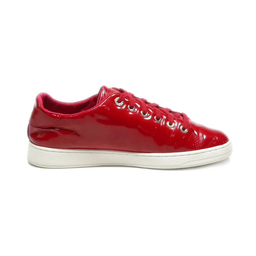 Guess Castin Active Low-Top Sneakers Leather Red Colour For Women