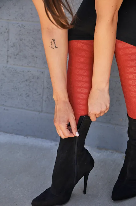 Halsted Dot & Chain Tights