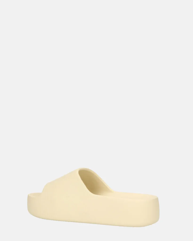 IMA - ciabattine platform beige