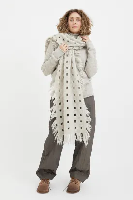 Lauren Manoogian - Handwoven Felt Grid Wrap