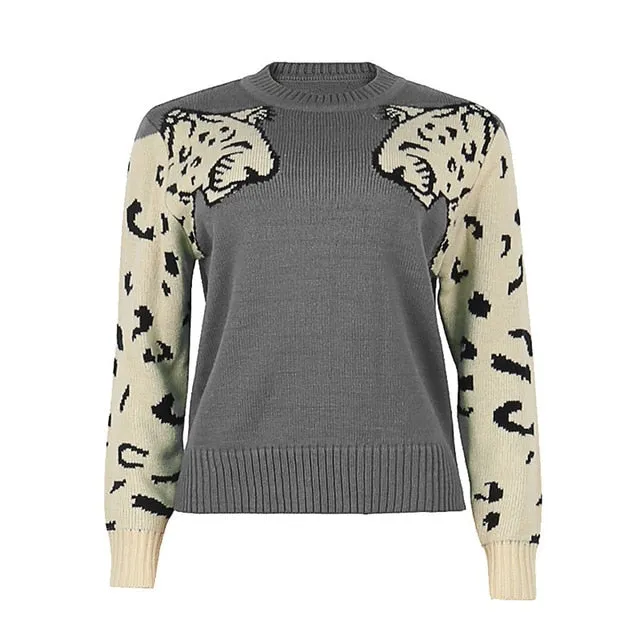 Leopard Printed Sweater