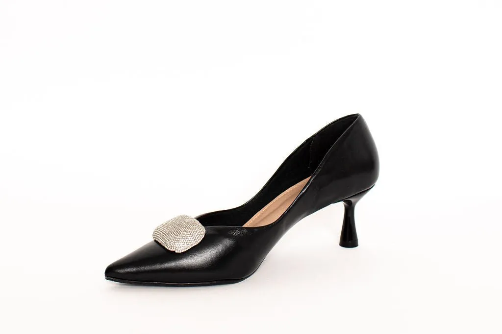 Macy Kitten Heel Black