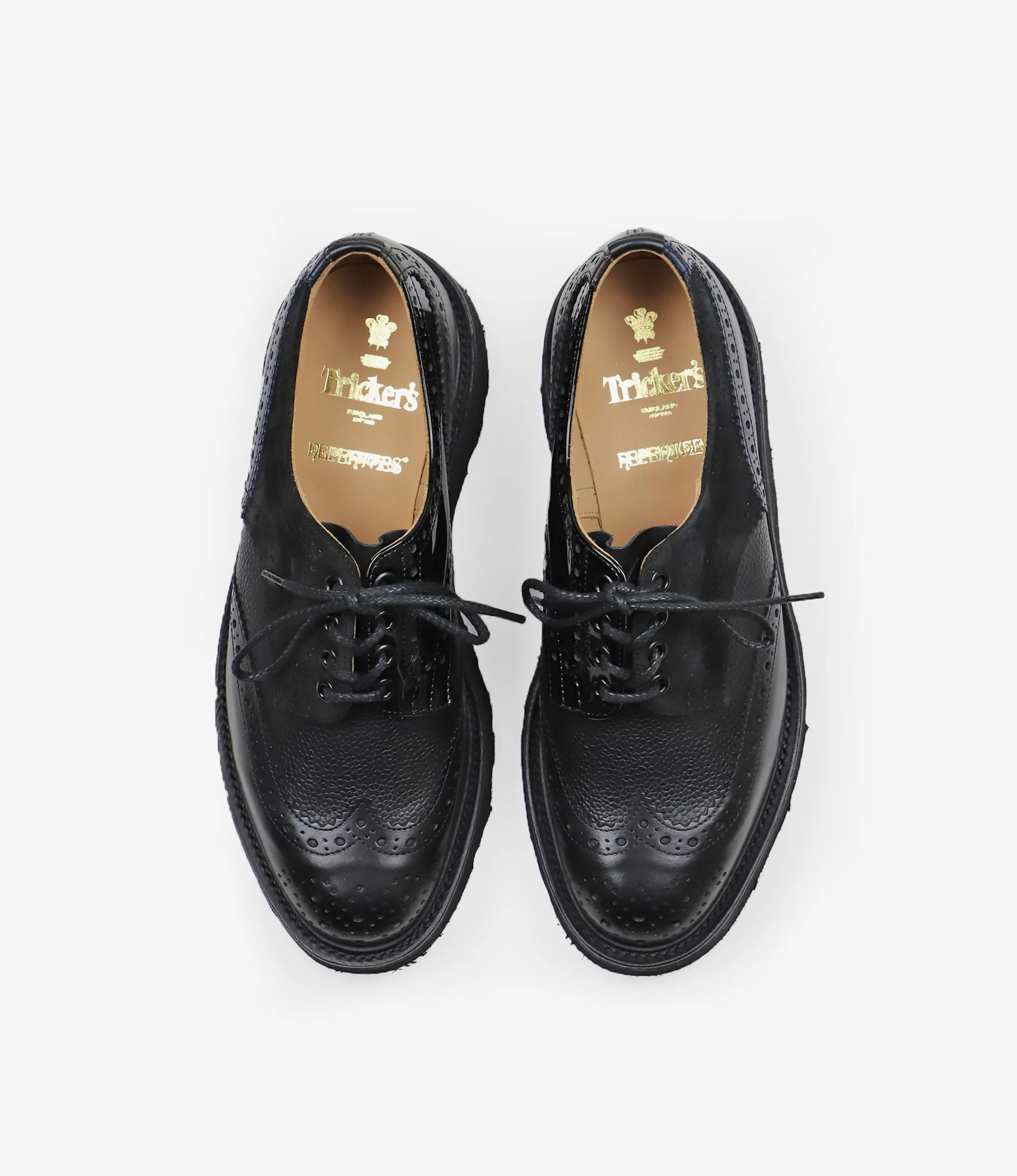 Multi-Tone Derby – Black Leather