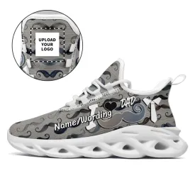 Personalized Breathable Sneakers, Custom Father's Day Gift for Dad, Father