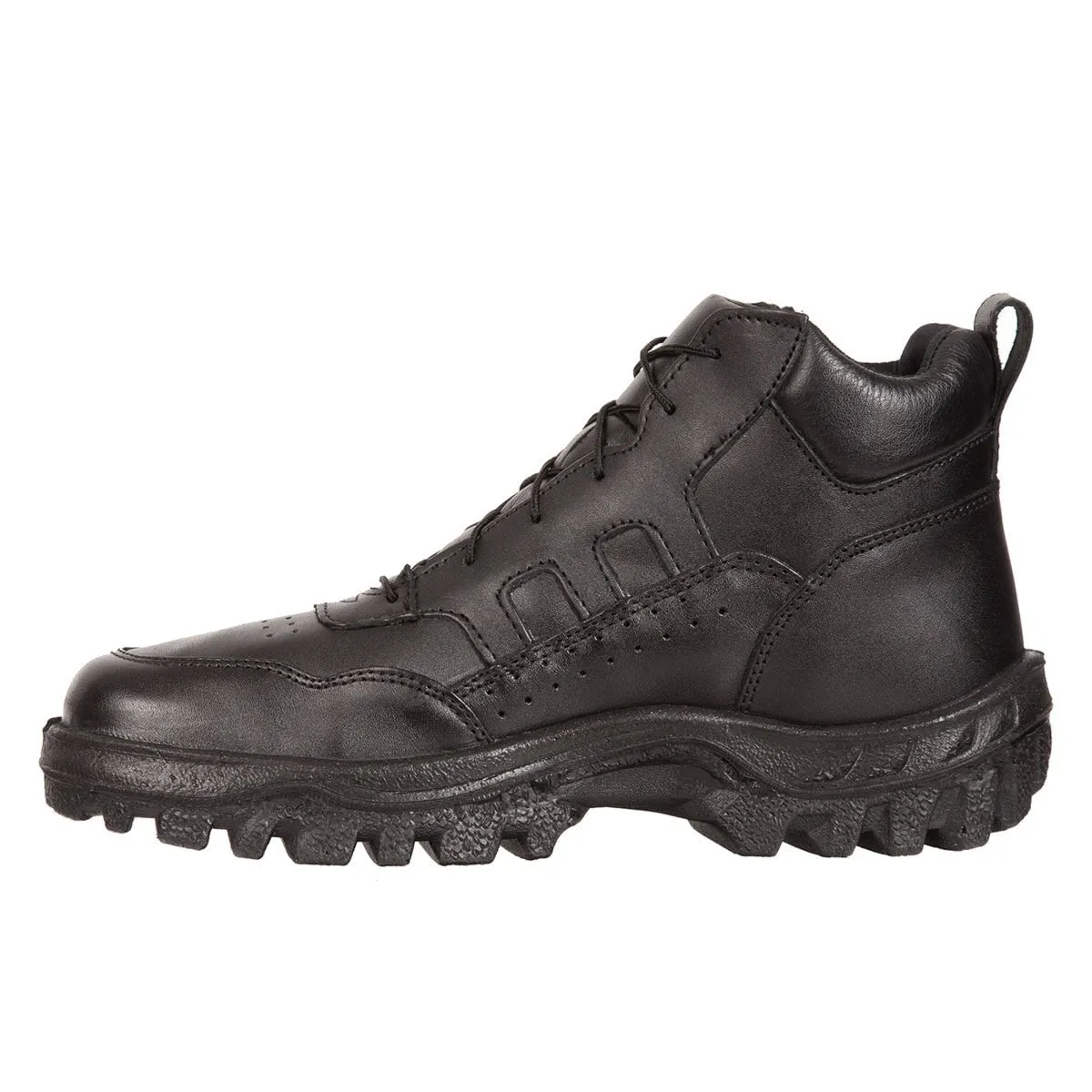 Rocky TMC Mens Black Leather Work Postal-Approved Sport Chukka Boots