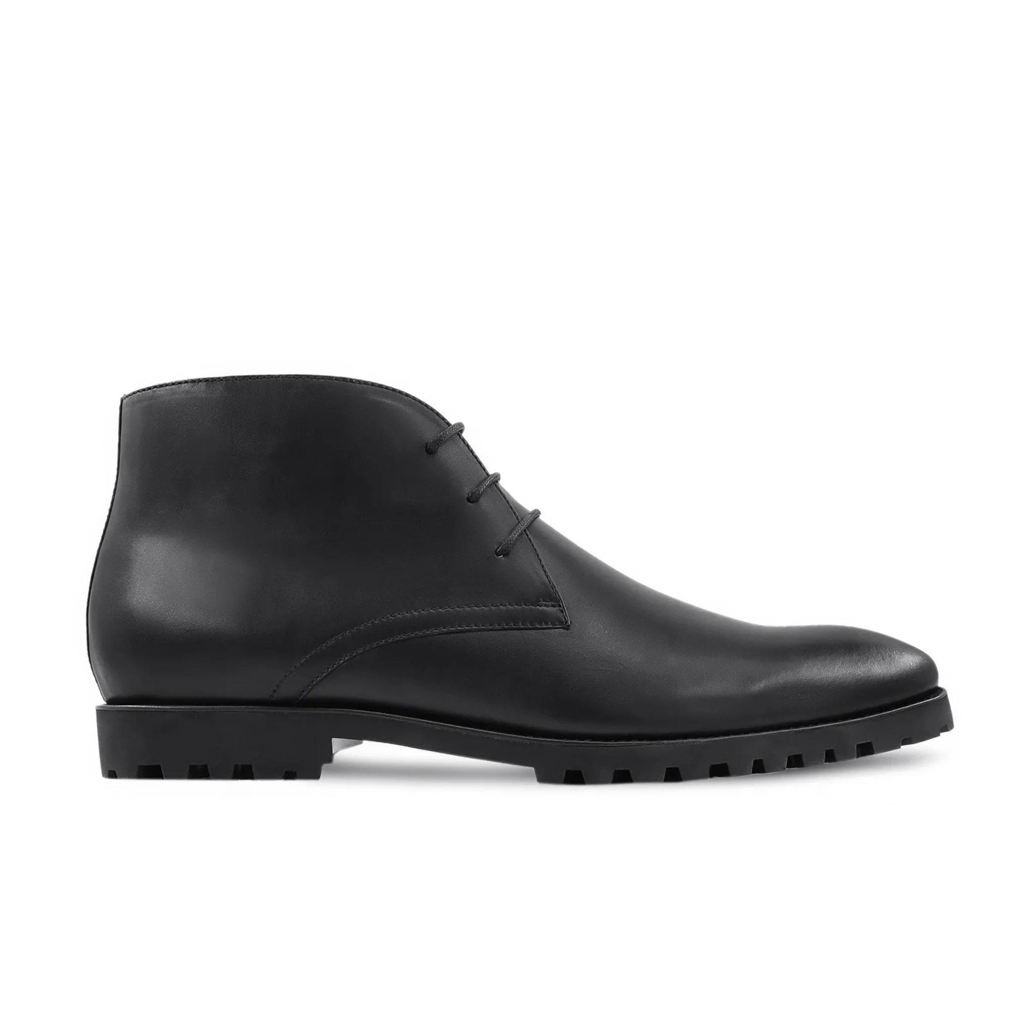 Tyson - Men's Black Calf Leather Chukka Boot