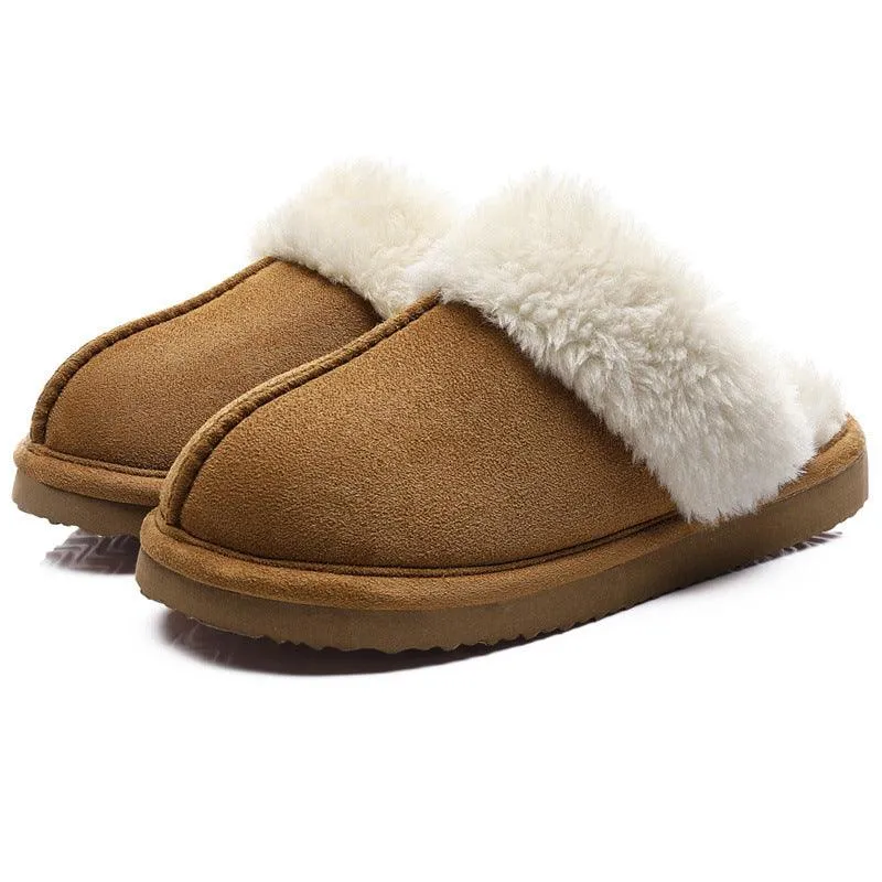 Warm Home Indoor Platform Non-slip Plush Slippers