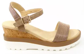 WOMEN'S VANELI CEDRA WEDGE SANDAL | MILITARY SUEDE